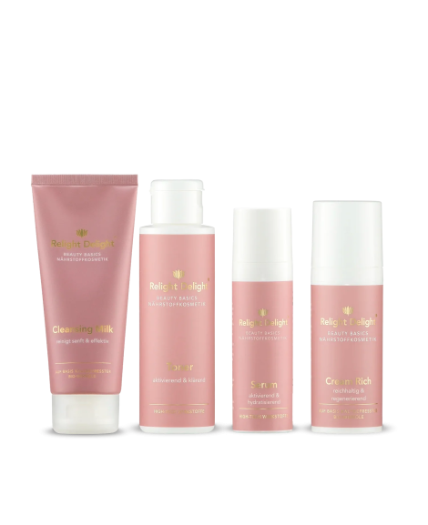 Relight Delight - Beauty Basicis - Gesichtspflege - Set Rich 280ml