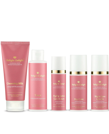 Relight Delight - Glorious Skin - Gesichtspflege - Set 330ml