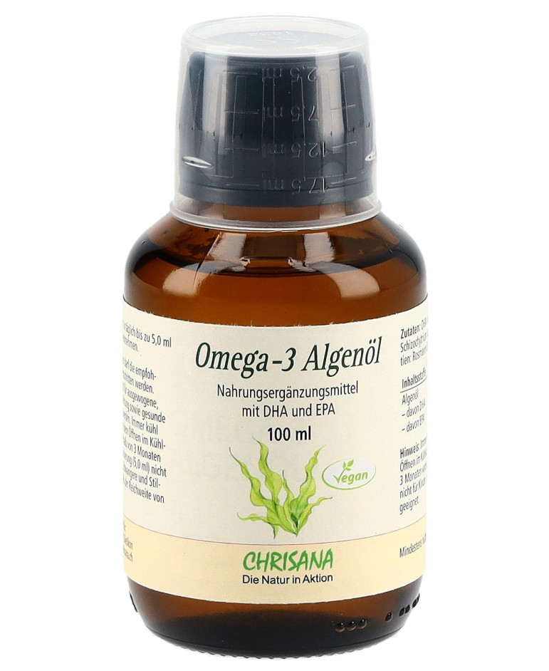Omega-3 Algenöl, hochdosiert, vegan, 100 ml